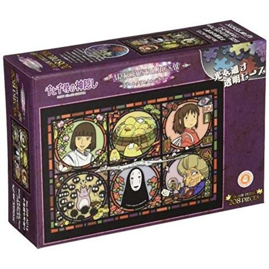 Ensky 208-piece jigsaw puzzle Spirited Away Mysterious Town Letter Art Crystal (18.2x25.7cm)