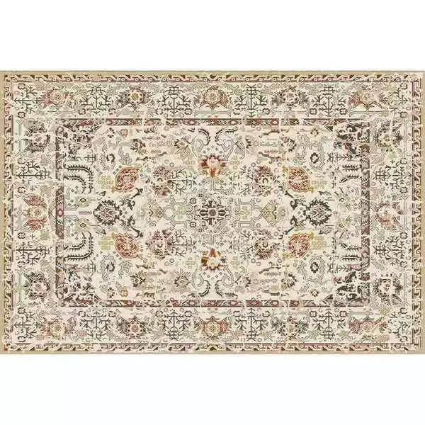 Retro Ethnic Carpets Turkish Persian Rug for Living Room Bedside Bedroom Vintage Floor Mat Entrance Doormat Carpet Large Rug