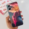 Cute Flower Cat Painted Case For Realme 10 / Realme 10 Pro / Realme 10 Pro+ Soft Silicone TPU Cover For Realme10 4G 10Pro Plus