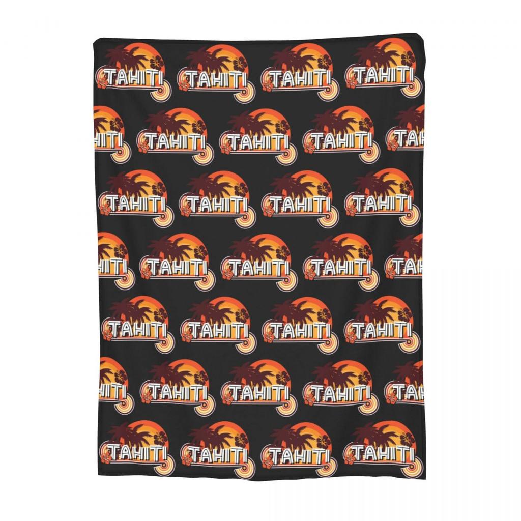 Hinano Tahiti Blankets Soft Warm Flannel Throw Blanket Plush for Bed Living room Picnic Travel Home Sofa