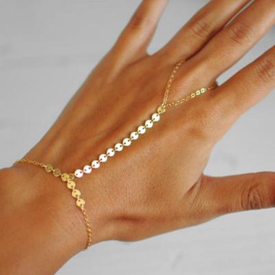 Fashion, Simple and Versatile Jewelry Women's Direct Supply, Popular Element Sequined Finger Bracelet