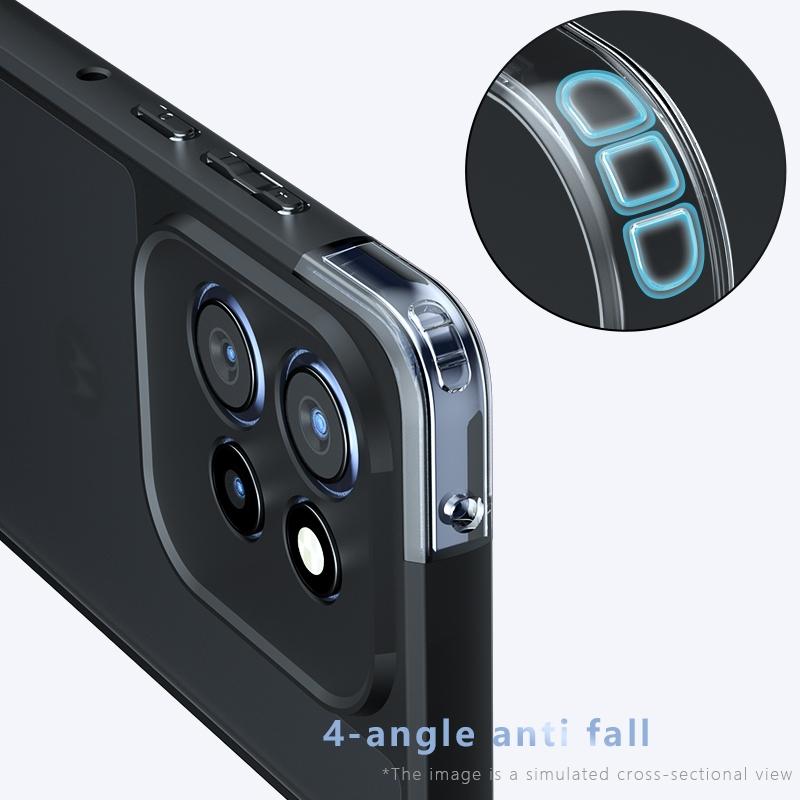 For Moto Edge 50 Neo Case Cover Motorola Moto Edge 50 Neo Capas Phone Bumper Matte Frosted Transparent Fundas Moto Edge 50 Neo