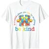 Fashion Be Kind Letters Print Kids T-Shirts Summer Fashion Street Outdoor Casual T-shirt Tops for Boy and Girl's Tees Top