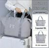 Foldable Waterproof Travel Organizer: Expandable, Large Capacity, Lightweight Hand Luggage and Sports Bag for Short Trips.