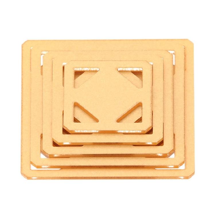 Set of 5 Sewing Quilt Making Patchwork Templates Acrylic Patchwork Rulers for Crafting DIY Quilting Template Tool Set