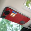 Car Sun Visor Suede Sunglasses Holder Multi-functional Card Holder Storage Pocket Car Interior Glasses Clip Car Accessories