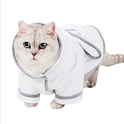 Dog Robes For After Bath Hooded Pet Drying Coat Comfortable Pet Bathrobe For Grooming Dogs Cats Beach Pool Shower Swimming