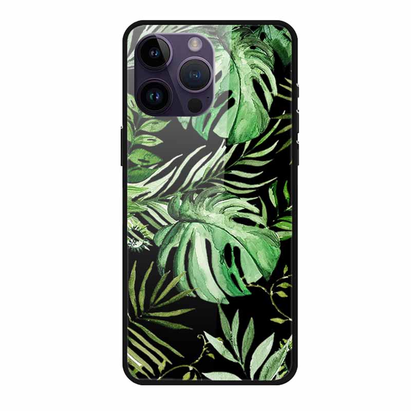 Tempered Glass Case For iphone 15 Pro Max Case Soft TPU Bumper Hard Glass Back Cover For iphone 16 Pro Max Phone Case 16Pro Max