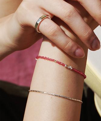 Ourpierre Glitter Bracelet Pink
