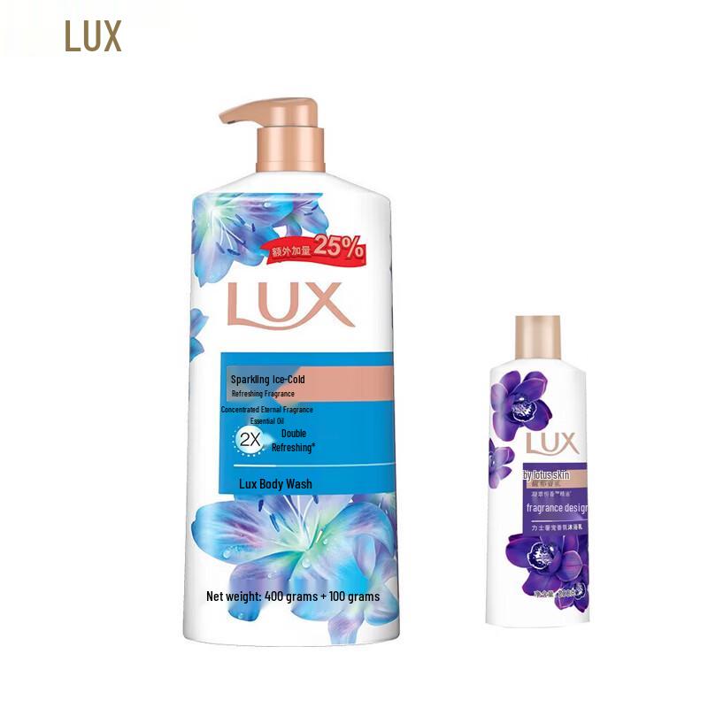 LUX Refreshing Ice Cool Body Wash & Lotus Bundle