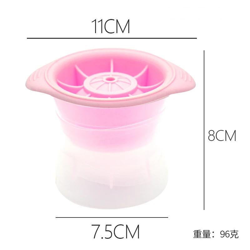 Whiskey Round Ice Cube Maker Silicone Ball Shape Spherical Ice Cube Mould Machine Quick Freezer Ice Mold Tray Kitchen Tools