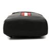 Bally Red And White Striped Leather Shoulder Bag Regular Men Shoulder Bag Black HARI-10
