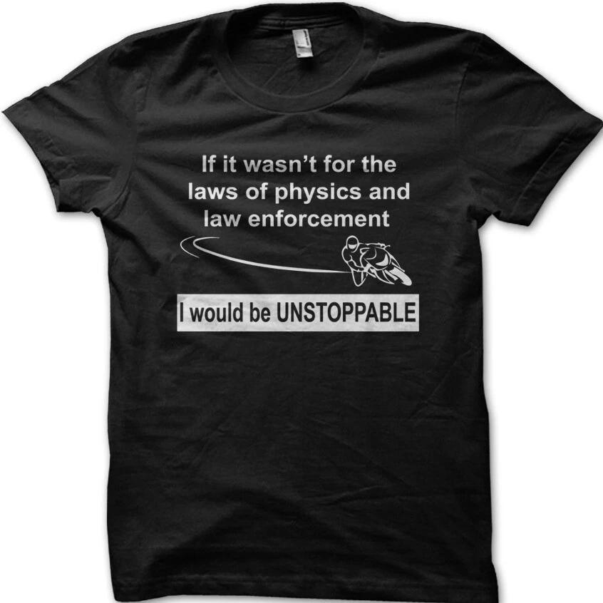 BIKER Motorcyclist UNSTOPPABLE Dad Birthday Funny t-shirt 9096 L