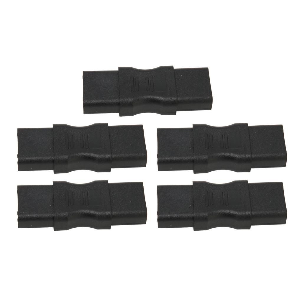 5PCS IEC320 C13 to C13 Power Adapter 2500W Cable Adapter Connector for Laptop Ups Socket PDU Chassis