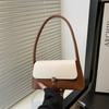 Französische Vintage Achseltasche Für Damen Aus PU-Material Mit Streetstyle-Design Für Den Täglichen Gebrauch