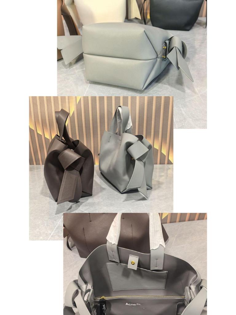 Swedish Niche AS Musubi Genuine Leather Shoulder Crossbody Bag - Large Capacity Fashion Tote