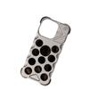 Luxury Dissipate Heat Hollow Frameless Phone Cover for iPhone 13 14 15 Pro Aluminium Alloy Phone Case for iPhone 16 Pro Max