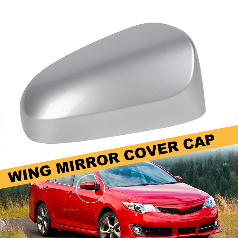 Car Side Wing Rearview Mirror Cover Cap Glossy Black White for Toyota Camry W/O Signal Light 2012 2013 2014 2015 2016 2017 US
