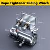 Sliding Bolt On Winch Compact Sliding Winch Car Cargo Handling Steel Professional Truck Rope Tightener Tensioner Tension Control
