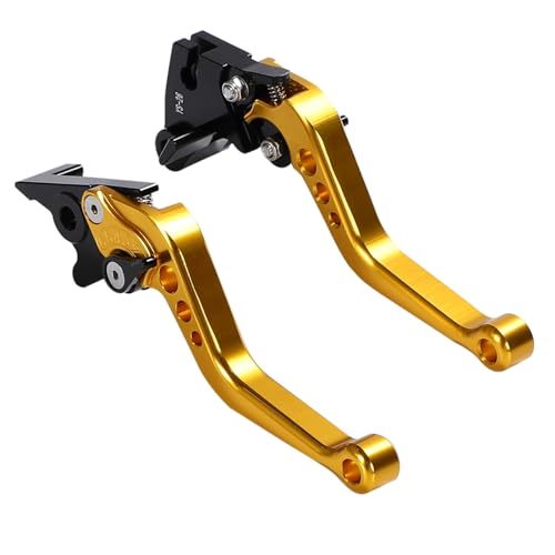 nakira Brake Clutch Lever Set Ninja250 Ninja400 Z250 Z400 Versys-X250 (Gold)