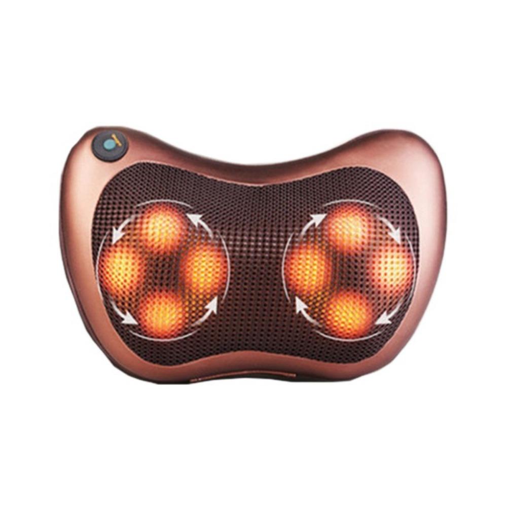 

Multifunctional Electric Massage Pillow Kneading Cervical Massage Device Car Massage Pillow Home коричневый