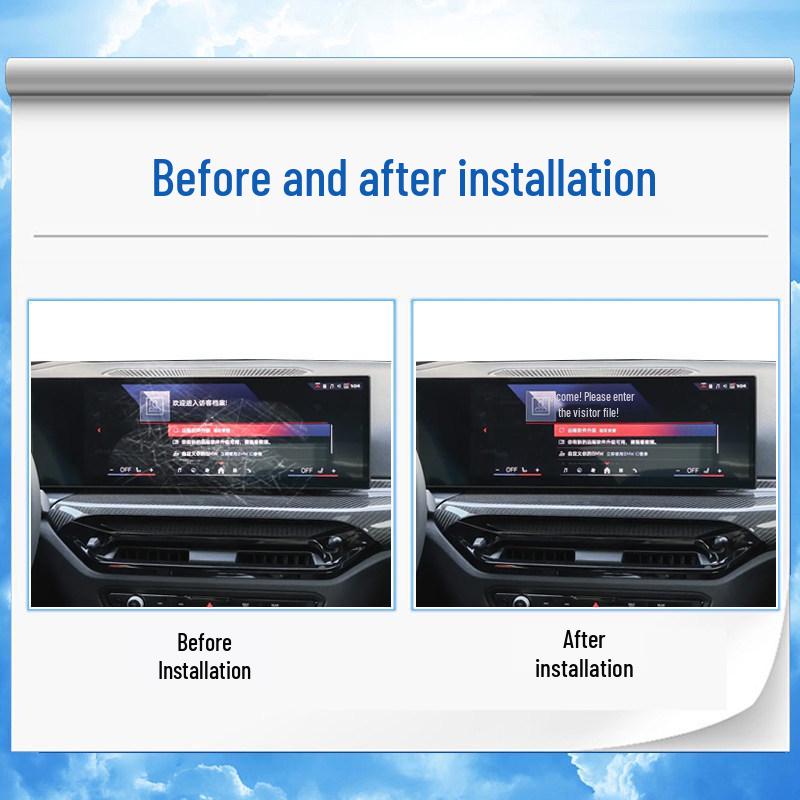 BMW 2 Series Navigation Screen & Steering Wheel Protective Film for 25 Models