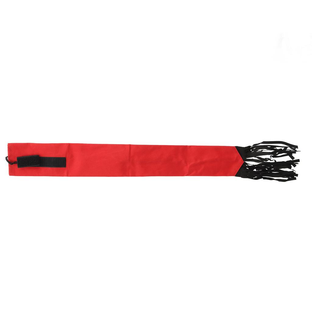 Horse Tail Bag Nonwoven Fabric Waterproof Breathable Horse Tail Protector Guard with Fringe Red