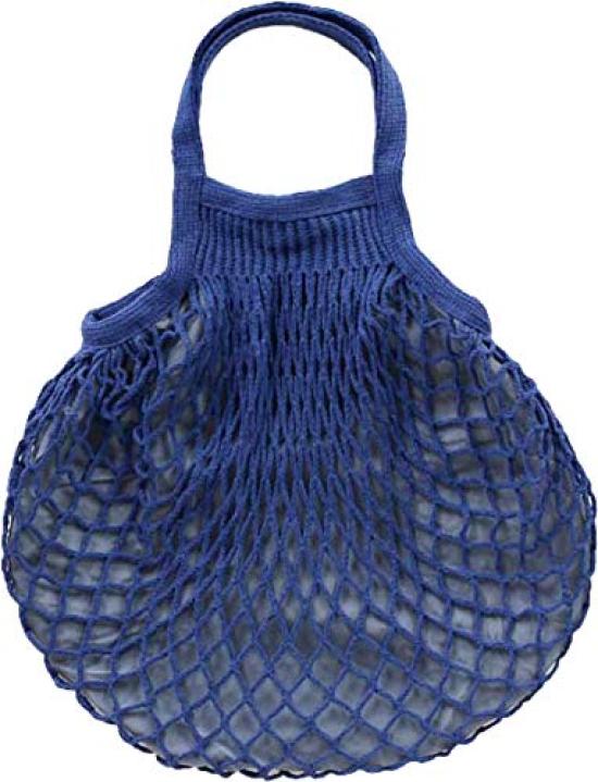 

Maruwa Boeki Mini Tote Mesh Bag Blue
