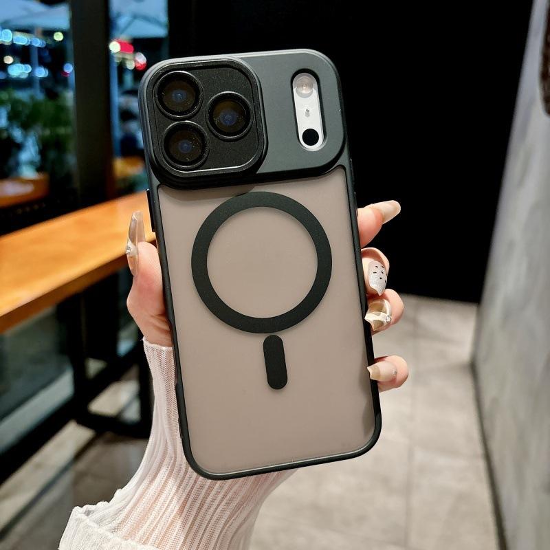 Applicable To IPhone17PROMAX Skin Skin Frosted Magnetic Snap Case Apple 16 Full Pack Lens Film Anti Fall