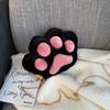 Plush Cat Paw Mini Crossbody Bag With Zipper Closure For Daily Casual Use