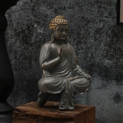 1 Stück Elegante Thai Buddha Statuen & Skulpturen - Verbessern Sie die Wohnkultur mit friedlichen südostasiatischen Harzhandwerken; Ideal für Geschenke