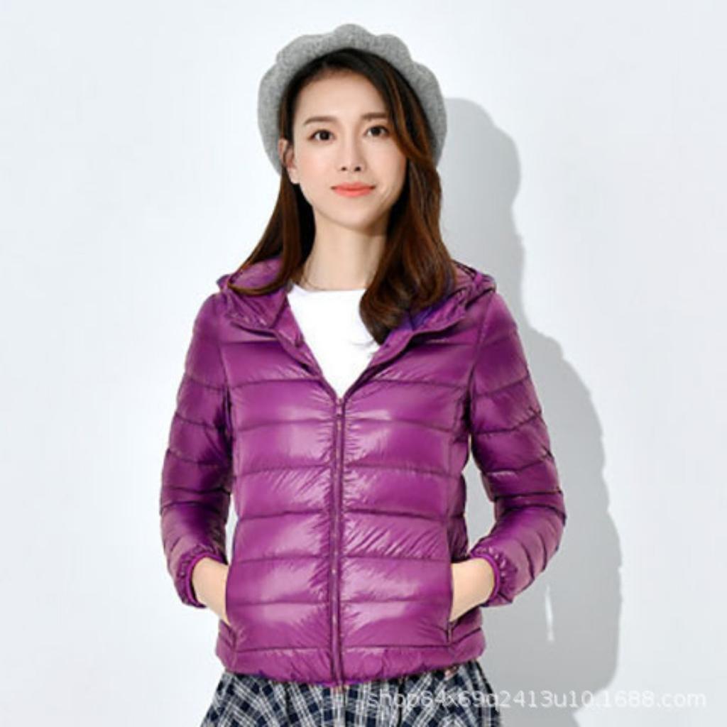 Cotton Padded Women's New Short, Lightweight, Thick, Warm, Slim Fit Korean Version Silk and Cotton Fashionable Jacket Without Storage Bag
