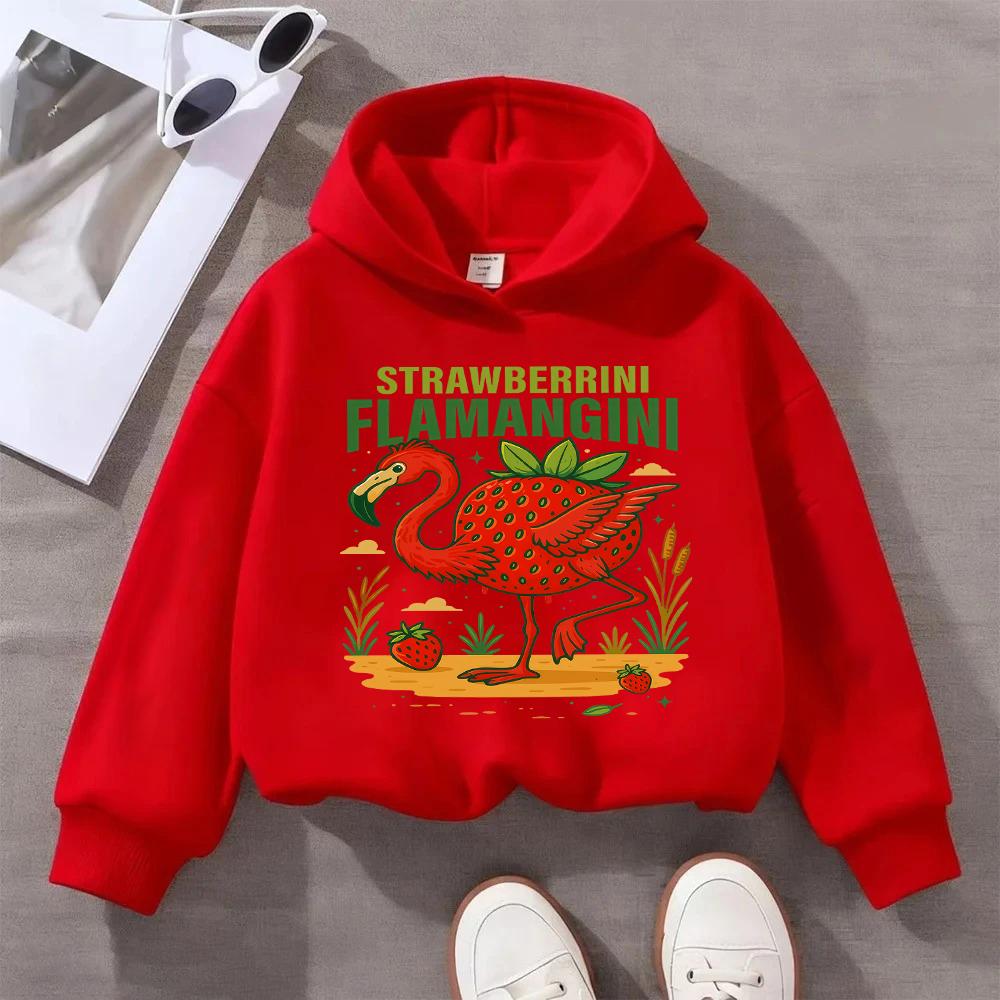 Cute Ballerina Cappuccina Printed Kids Sweatshirt for Girls Fashionable and Comfortable Children's Pullover Top