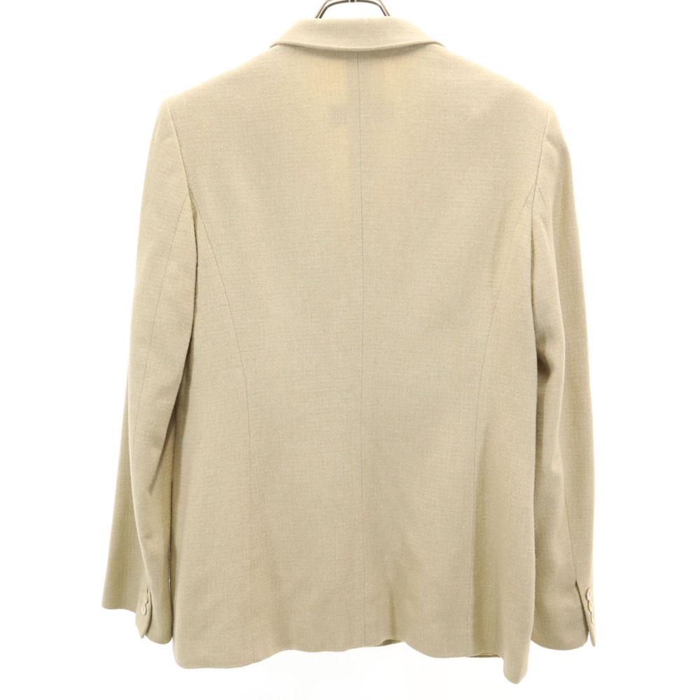 MAX MARA Made in Italy Silk Blend tailored jacket 44 beige blazer Women Used