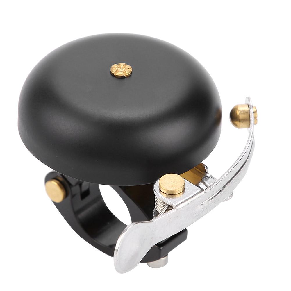

Bicycle Brass Ring Anodized Bell Cycling Audio Warning Crisp Sound Road Bike Bell (Black) чёрный
