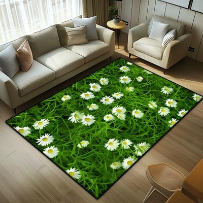 Leichter Luxus Pflanze Wohnzimmer Teppich Moderne Deko Zuhause Sofa Blume Pflanze Teppich Schlafzimmer Arbeitszimmer Rutschfest Weiche Bodenmatte Faltbar