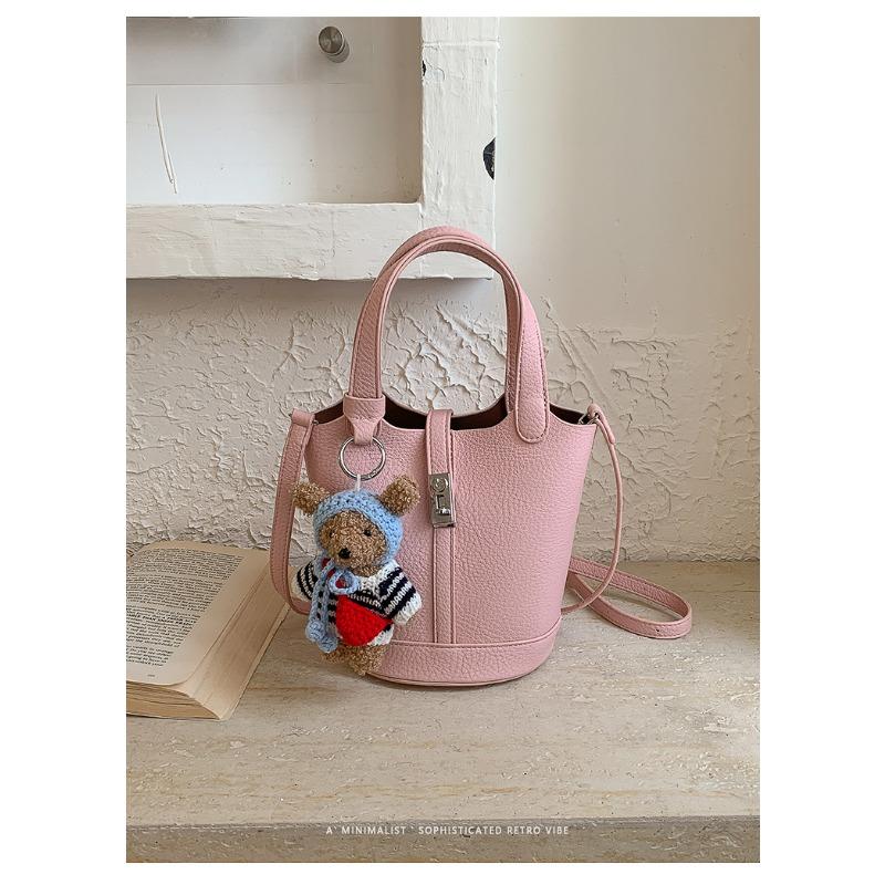 Fashionable Versatile Crossbody Bag, Simple Handbag, Single Shoulder Bucket Bag