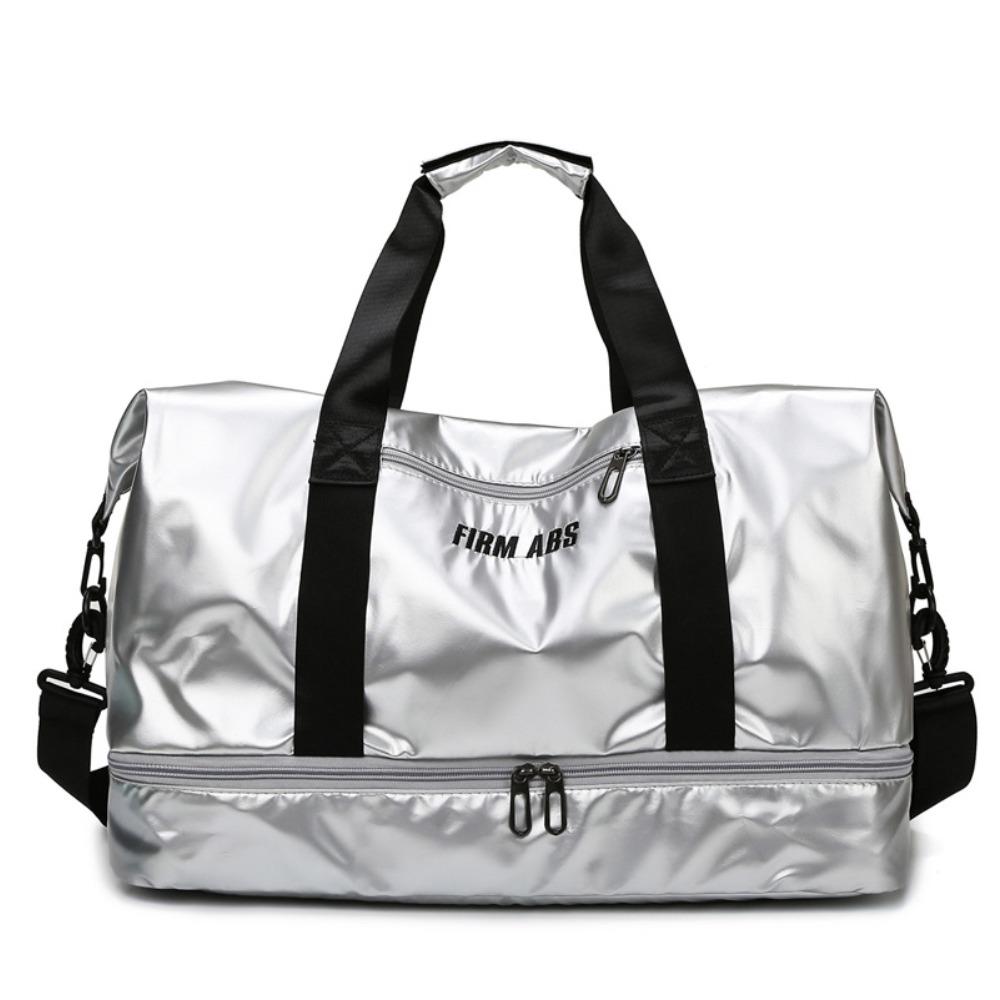 New large capacity gym bag Korean version of portable long-distance short travel bag dry and wet separation luggage bag