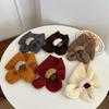 Unisex Baby and Toddler Autumn/Winter Neck Warmer with Cute Wool Hair Clip - Korean Style