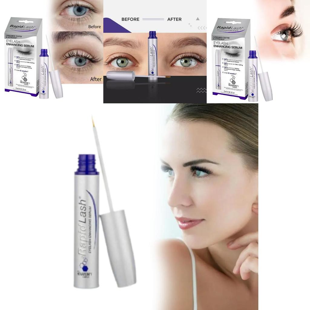 Rapidlash Eyelash Serum 3ml Luxurious Silver Formula For Stunning Long Lashes