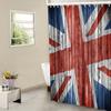 Weathered Banner Design Shower Curtain With 12 Hooks 180X 180Cm Bathroom Decorative Bathtub Shower Curtain