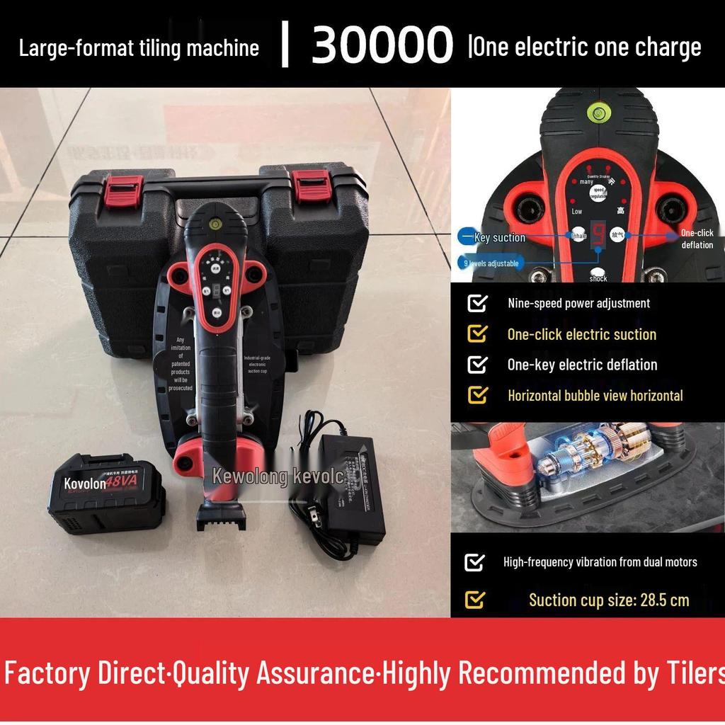 High-Frequency Electric Tile Leveling and Laying Tool for Wall and Floor