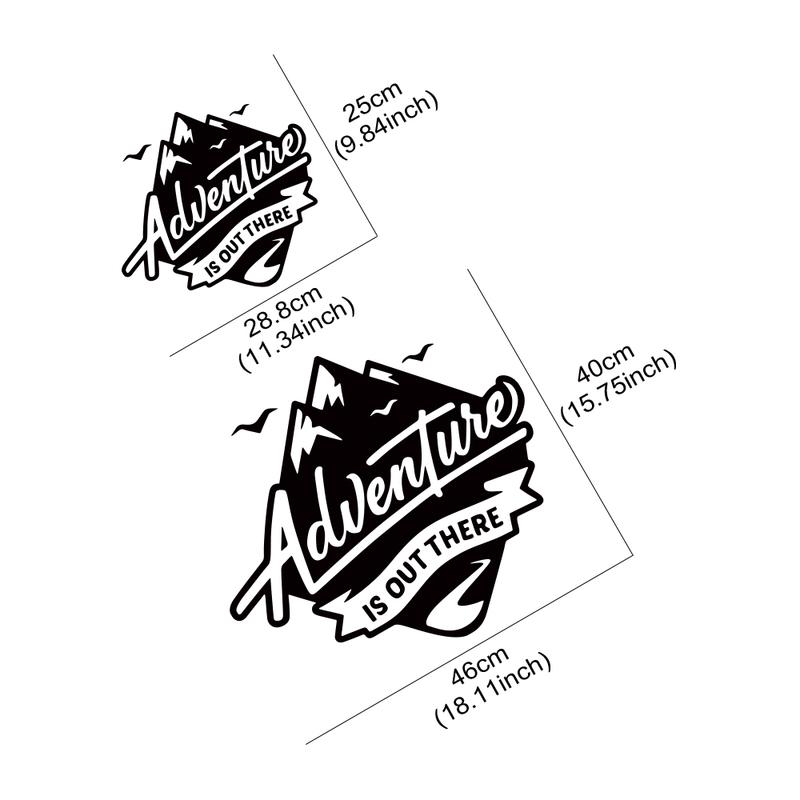 Car Stickers Adventure Is Out There Car Vinyl Decal Waterproof Vehicles Motorcycle Stickers Car Accessories Decoration Exterior