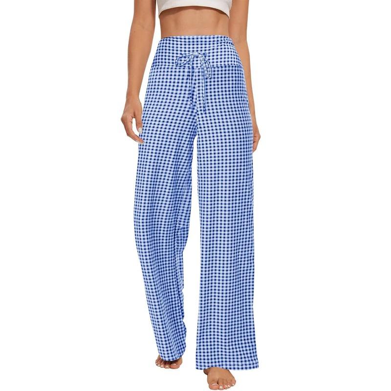 Skinny High-waisted Fitness Wide-leg Pants Zero-feeling Waist Drawstring Wide-leg Pants Fitness Sports Casual Trousers Women