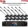 HuiDu QH-9300S Wired Video Conference Microphone System (CN Version)