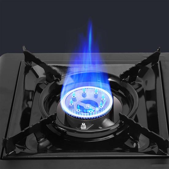 Outdoor Camping Stove Automatic Rebound Gas Valve Burner Stove Portable Stainless Steel Butane Stove for Picnics Hiking Home Outdoor