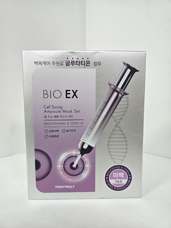 Tonymoly Bio EX Cell Toning Ampoule Mask 30ml x 10 Sheets (30669939)