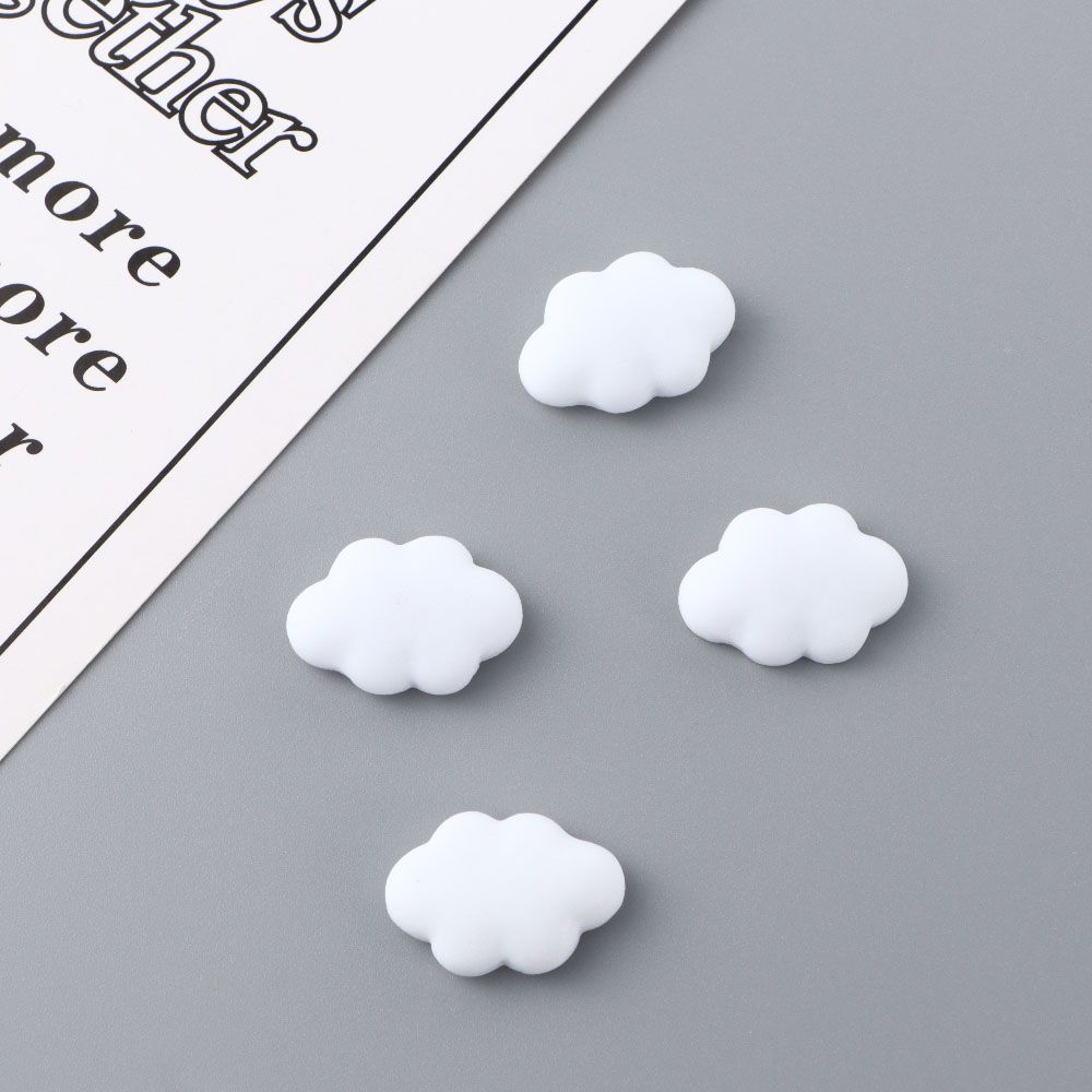 4pcs Refrigerator Magnets Cartoon Cute Cloud Fridge Magnet Sticker Message Home Decoration