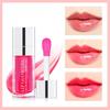 Feuchtigkeitsspendender Lippenbalsam Original Lippenöl Glanz Pflege der Lippen Benetitnt für Lippen Aufpolsternd Peeling Rosa Aufpolsterndes Glanzöl