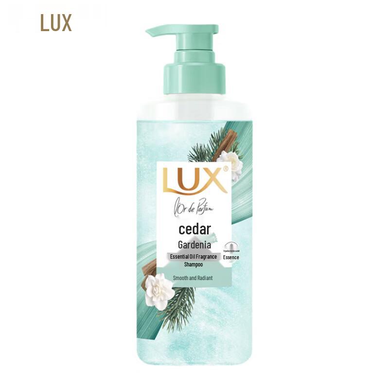 LUX Essential Oil Fragrance Shampoo, Cedar Gardenia